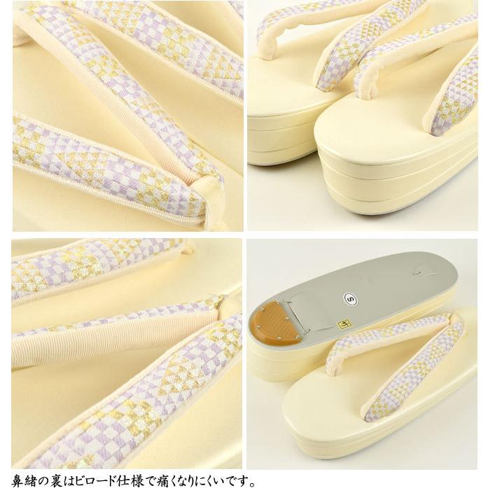 草履バッグセット ローブデコルテ 鱗 市松 4型 パープル/ゴールド 結婚式 卒業式 入学式 フォーマル 幅 5cm 結婚式 卒業式 入学式 フォーマル 0cm