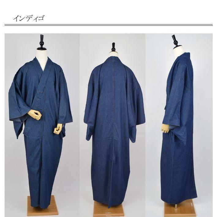 メンズ デニム着物 着物 洗える着物 敬老の日 父の日｜rakuichi-kimono｜16