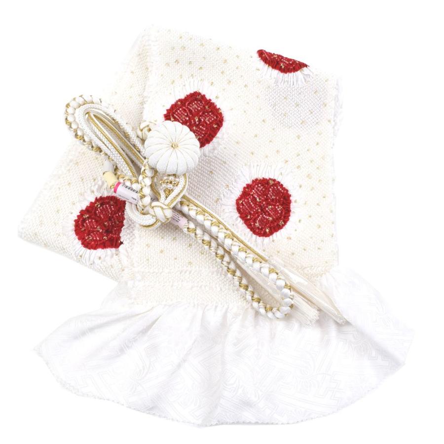 振袖用 帯締め帯揚げセット 白 帯締め 帯揚げ 帯締 帯揚 総絞り 成人式