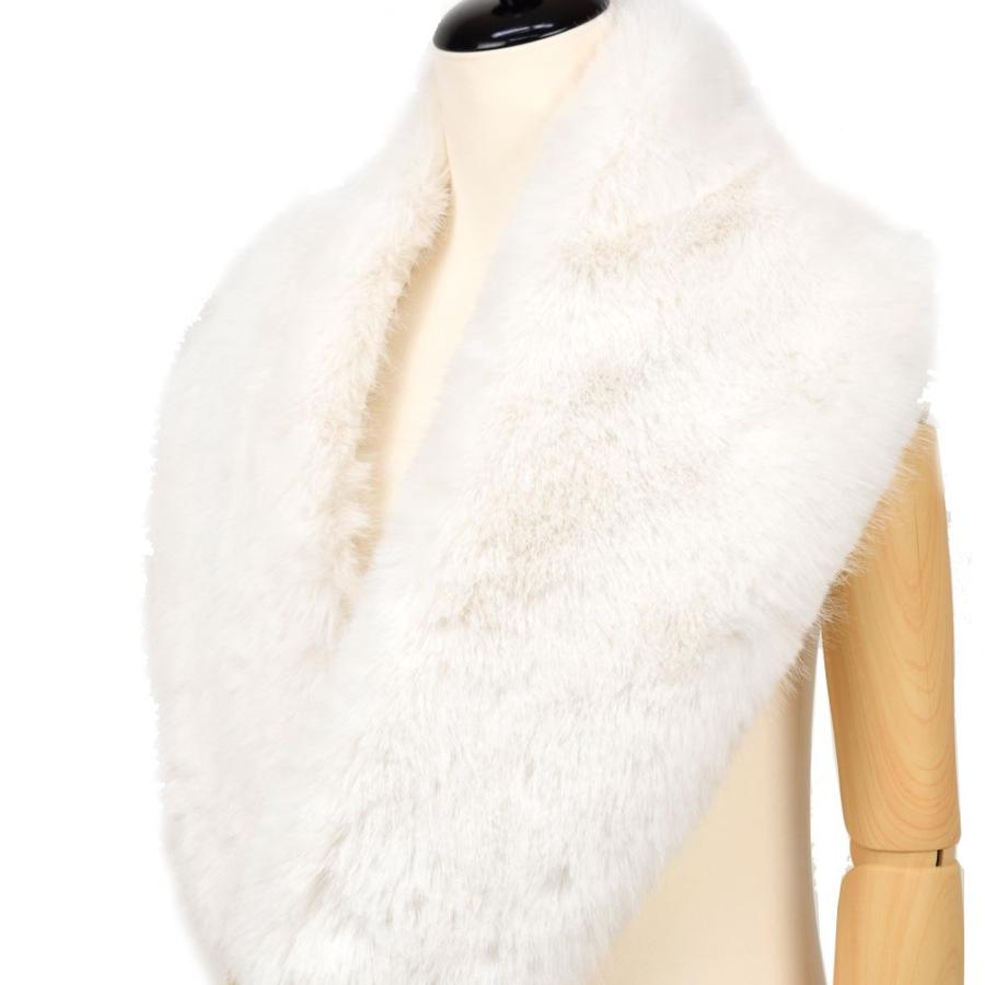★美品　フェザー　ファー　ショール　白　ホワイト　成人式　振袖　晴れ着　和服 日本製 成人式 着物 和装 振袖 SAGA シャドー フォックス 白