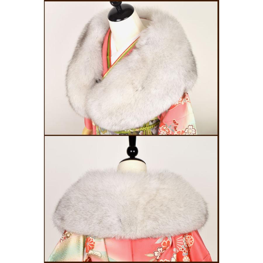 成人式 ブルーフォックス SAGA FURS 振袖 ショール 日本製 着物 成人式 ブルーフォックス SAGA FURS 振袖 ショール 日本製 着物