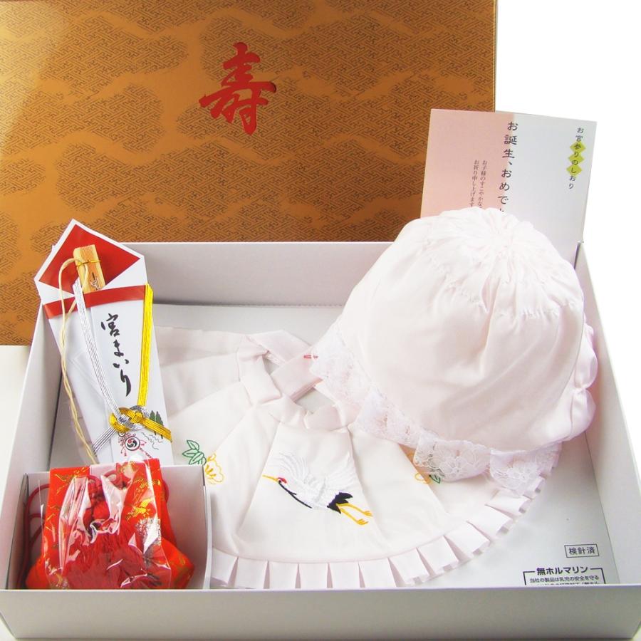 新品】お宮参り、七五三用着物、よだれかけ帽子などセット