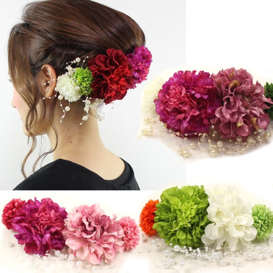 髪飾り 成人式 結婚式 和装 フリルラナン ５点セット クリップ ヘアアクセサリー ヘッドドレス 楽市きもの館 通販 Yahoo ショッピング