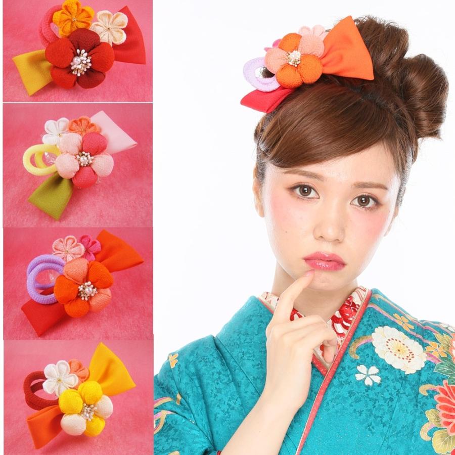 髪飾り 成人式 結婚式 和装 リボンつまみ細工 ヘアアクセサリー ヘッド