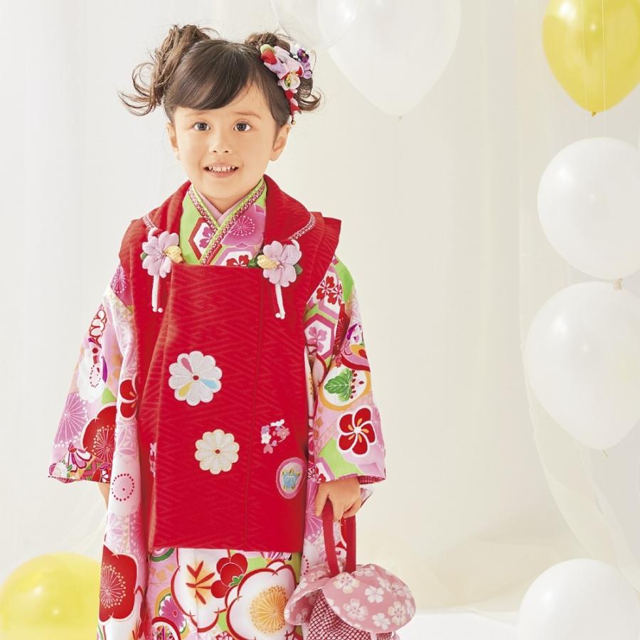 式部浪漫 しきぶろまん 3歳 被布セット 梅 ヒワ 七五三 結婚式 3歳 7歳 着物 楽市きもの館 通販 Yahoo ショッピング
