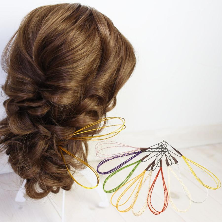 成人式 結婚式 和装 髪飾りパーツ 水引 ワイヤー 1本 ヘアアクセサリー ヘッドドレス 4009 Som 楽市きもの館 通販 Yahoo ショッピング