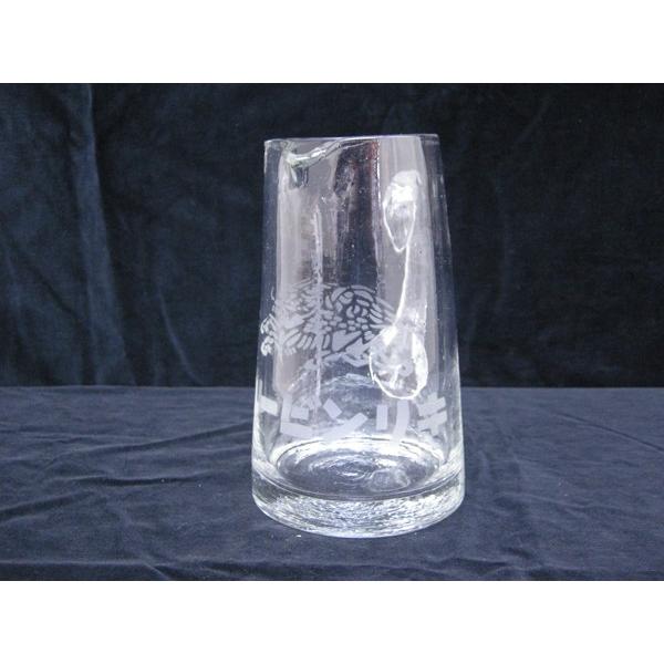 戦前・キリンビール・ガラスピッチャー・ロゴ入り・アンティーク