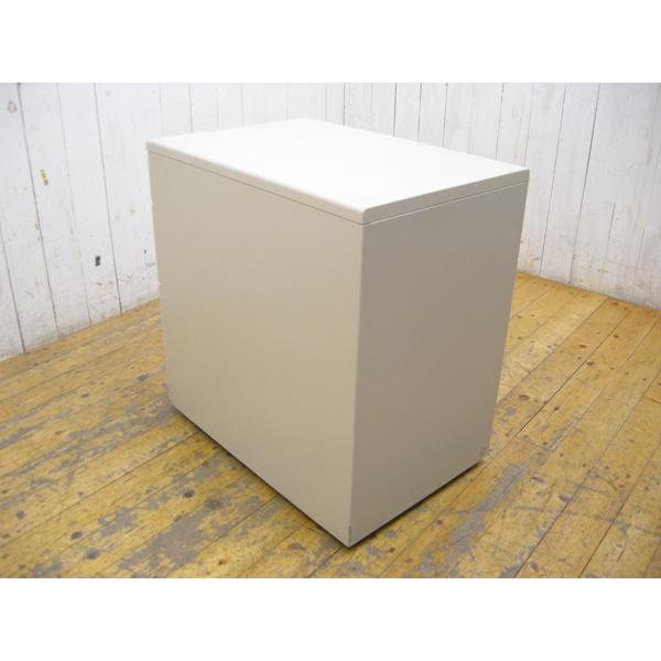 新古品 脇机 （鍵なし） 脇デスク 3段 鍵作成不可[-][中古]|脇デスク-脇机・ワゴン オフィス