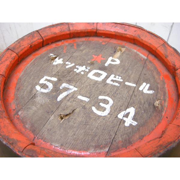 アンティーク・サッポロビール・木製ビール樽・木製樽・昭和レトロ