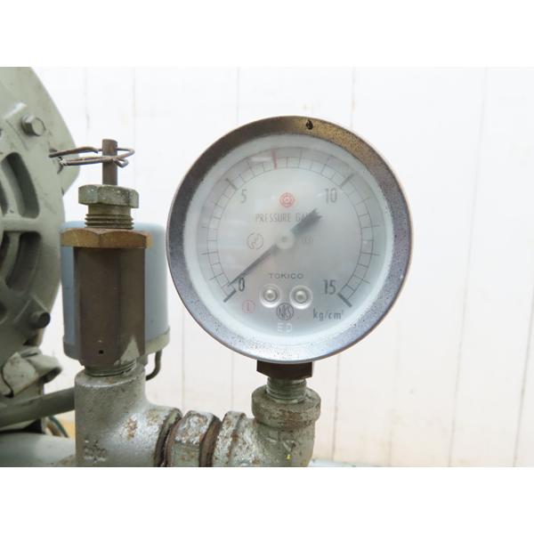 エアーコンプレッサー 日立SOP-7S 日立・エアーコンプレッサー・SOP-7S・タンク38L・0.4KW・動作品・中古