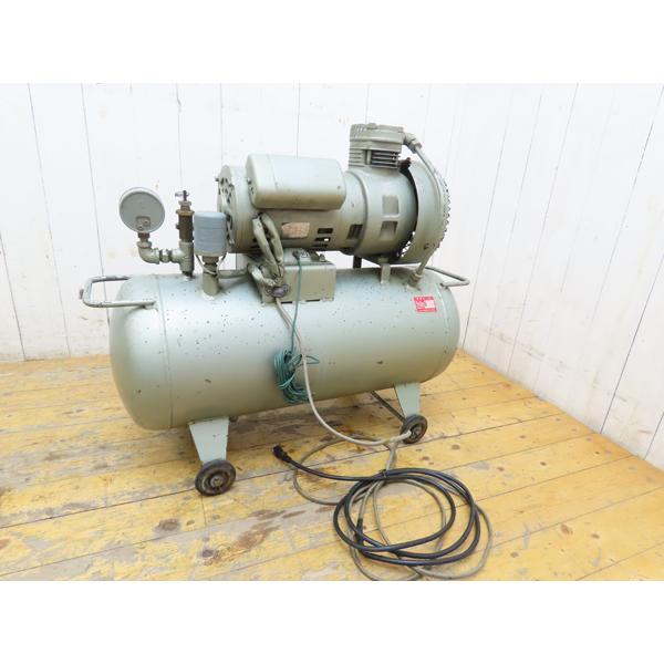 エアーコンプレッサー 日立SOP-7S 日立・エアーコンプレッサー・SOP-7S・タンク38L・0.4KW・動作品・中古
