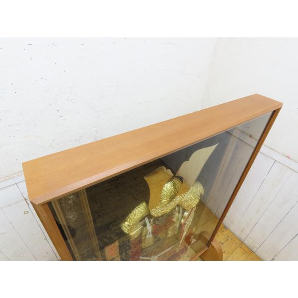 黄金赤糸威鎧・複製・額縁・国宝・兜・鎧・大型置物・全長129.5cm