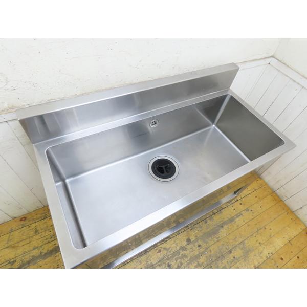 送料別途見積り商品・タニコー・1槽シンク・W120cm・流し台・中古品