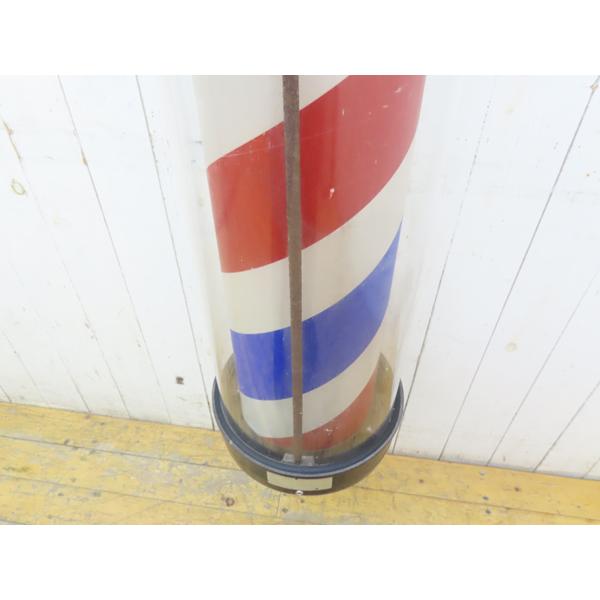 関西サイン・壁掛式・サインポール・全長122cm・理容室・床屋