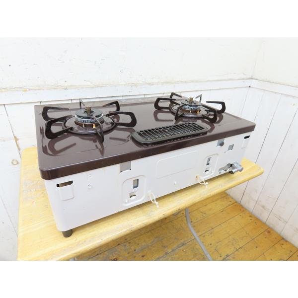 パロマ・ガステーブル・PA-N70BT-L・2017年製・LPガス用・中古品 