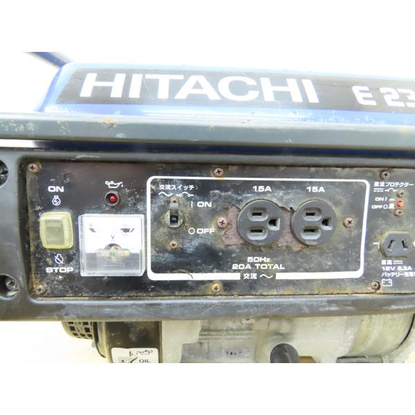 日立・発電機・E23SA・単相100V・20A・50Hz・中古品・151679 