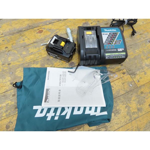 616 充電式草刈機 makita マキタ MUR182UDRF 18V バッテリ×1・充電器 中古品 未使用品・マキタ・充電式草刈機・刈払機・MUR182UD・18V・充電器