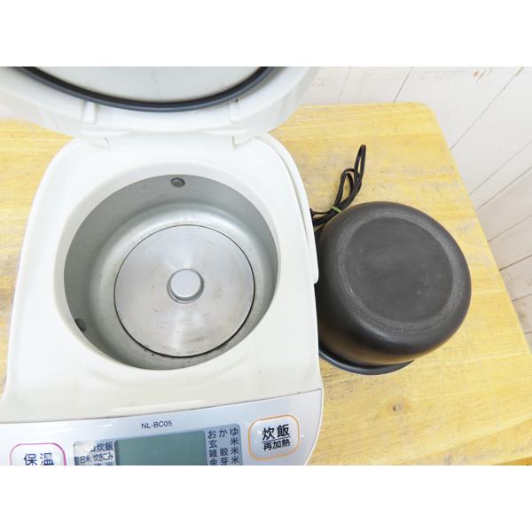 象印 炊飯器 NL-BC05 20年製 中古 象印・マイコン炊飯ジャー・2019年製・NL-BC05・3合炊き・中古品
