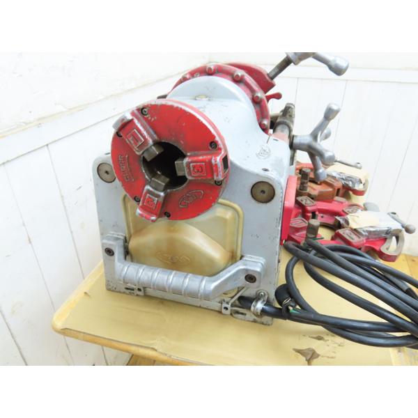 REX・パイプマシン・N40A・ねじ切り機・チェーザー1to11/2ｓ・1/2to3/4s・中古品・153009の画像
