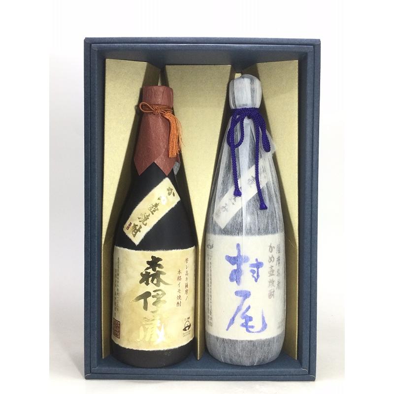 森伊蔵 720ml 金ラベル 村尾 750ml ギフト箱入り : 酒のサザン - 通販