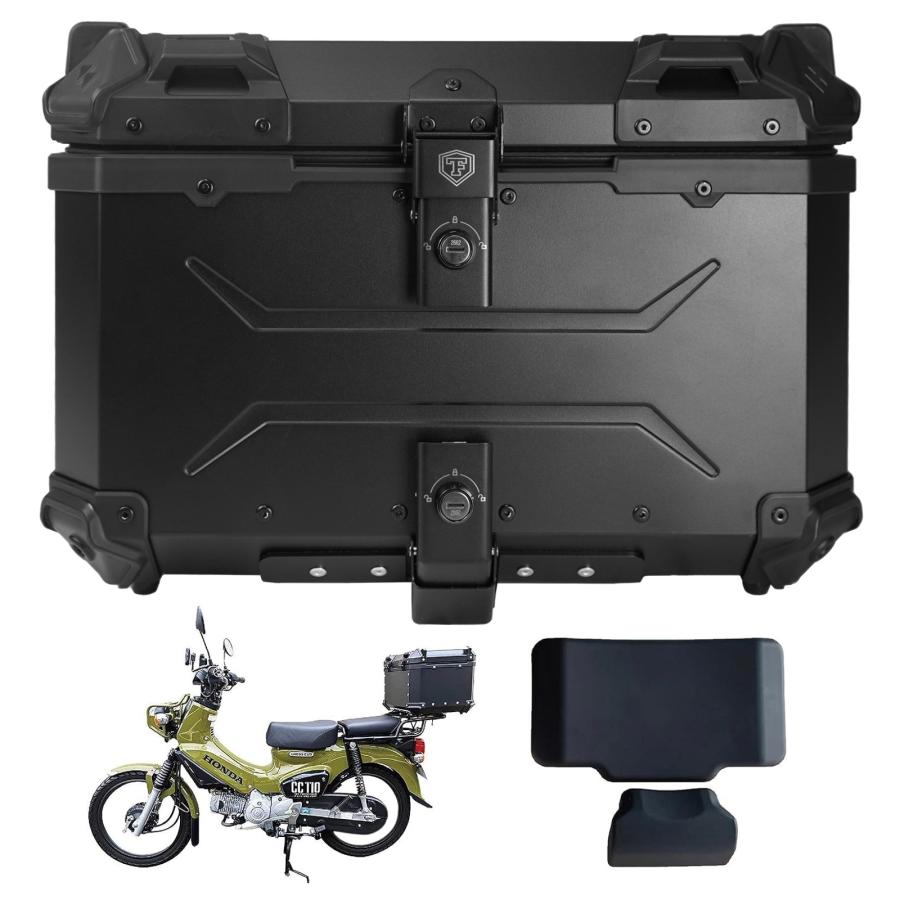 リアボックス バイク 55l 背もたれ バイクリアボックス大型 トップ