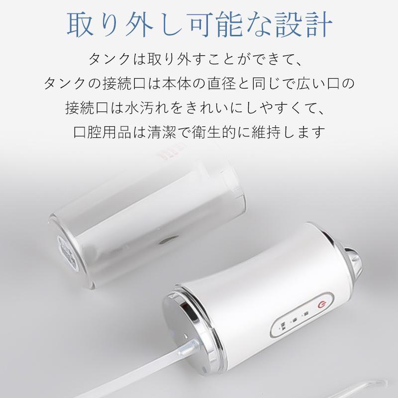 口腔洗浄器 ジェットウォッシャー 口腔洗浄機 歯垢除去 替えノズル4本
