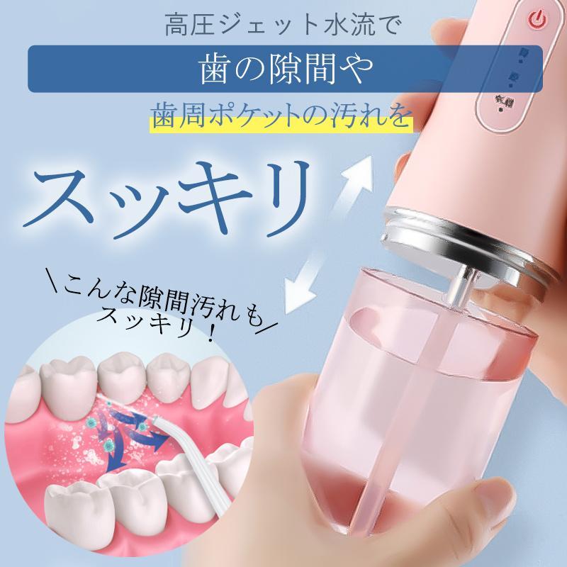 口腔洗浄器 ジェットウォッシャー 口腔洗浄機 歯垢除去 替えノズル4本