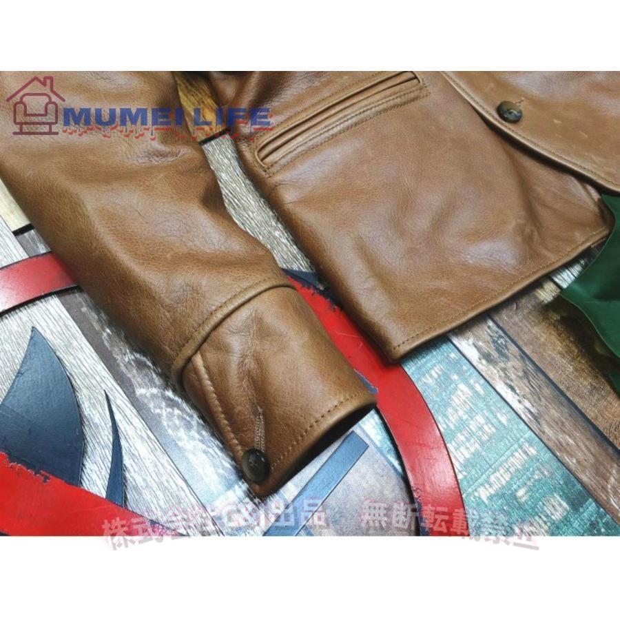 高品質 カウハイド 復刻50's カーコート レザージャケット ナチュラル