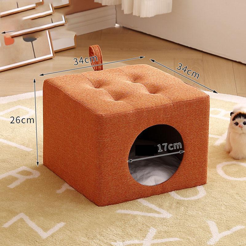 猫 スツール ねこベッド ドーム型 キャットハウス ちぐら風 Welina 犬