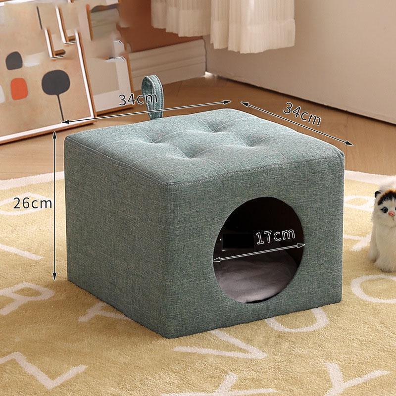 猫 スツール ねこベッド ドーム型 キャットハウス ちぐら風 Welina 犬