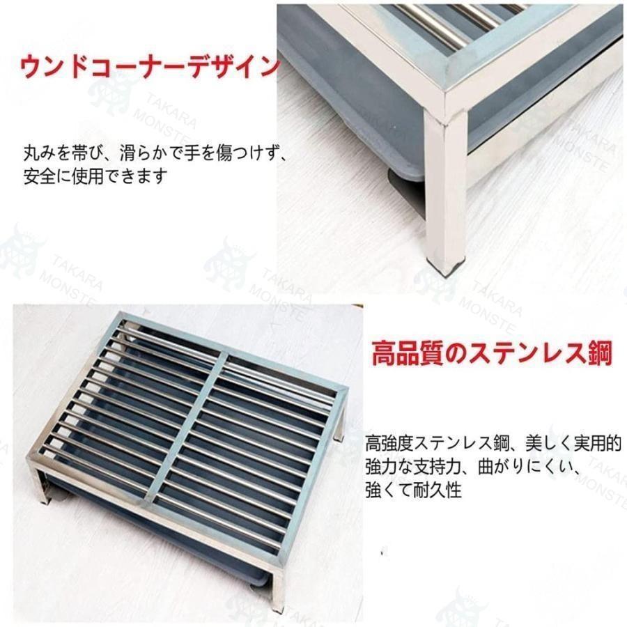 ステンレス製犬用トイレ、大型犬用トイレトレイ、室内のステンレス