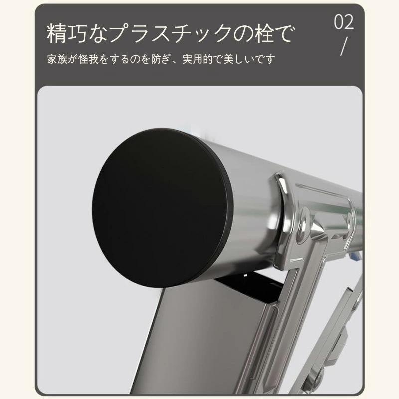 物干し ステンレス製 伸縮式多機能布団干し 物干しスタンド ダブルバー