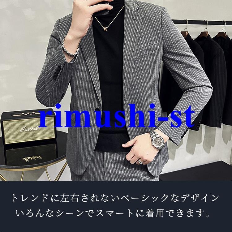 セットアップ 上下セット メンズスーツ ビジネススーツ メンズ