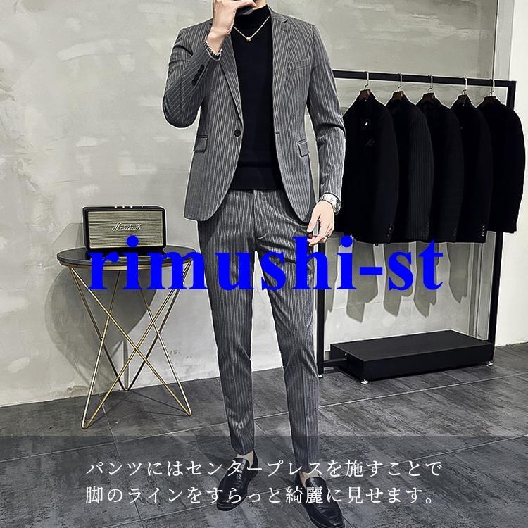 セットアップ 上下セット メンズスーツ ビジネススーツ メンズ