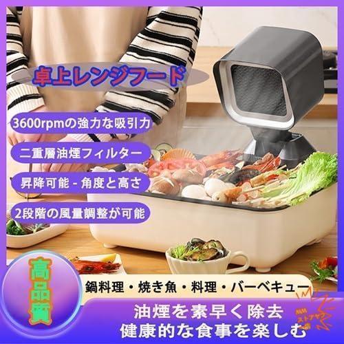 換気扇 家庭用 焼肉 二重層油煙フィルター 3600rpmの超吸引力 低騒音