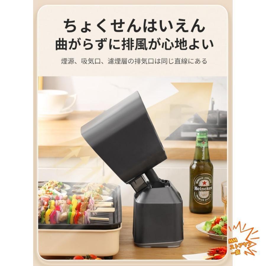 換気扇 家庭用 焼肉 二重層油煙フィルター 3600rpmの超吸引力 低騒音