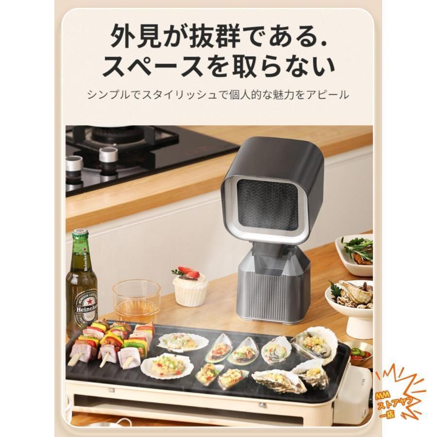 換気扇 家庭用 焼肉 二重層油煙フィルター 3600rpmの超吸引力 低騒音