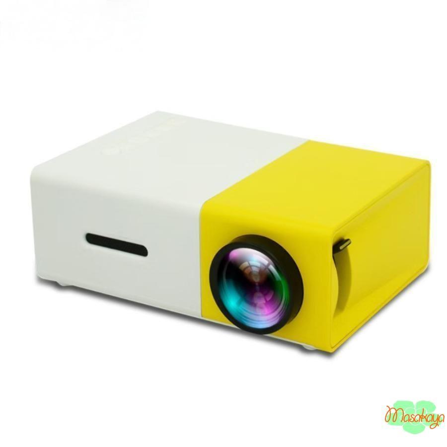 プロジェクター MINI LED pROJECTOR AKIYO 小型プロジェクター 家庭用 6500LM 1080PフルHD