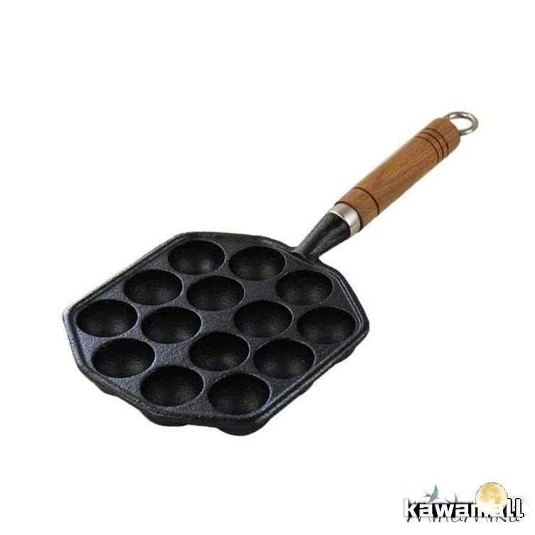 たこ焼きプレート たこ焼き器 ウッドハンドル付き たこ焼き機 タコ焼き