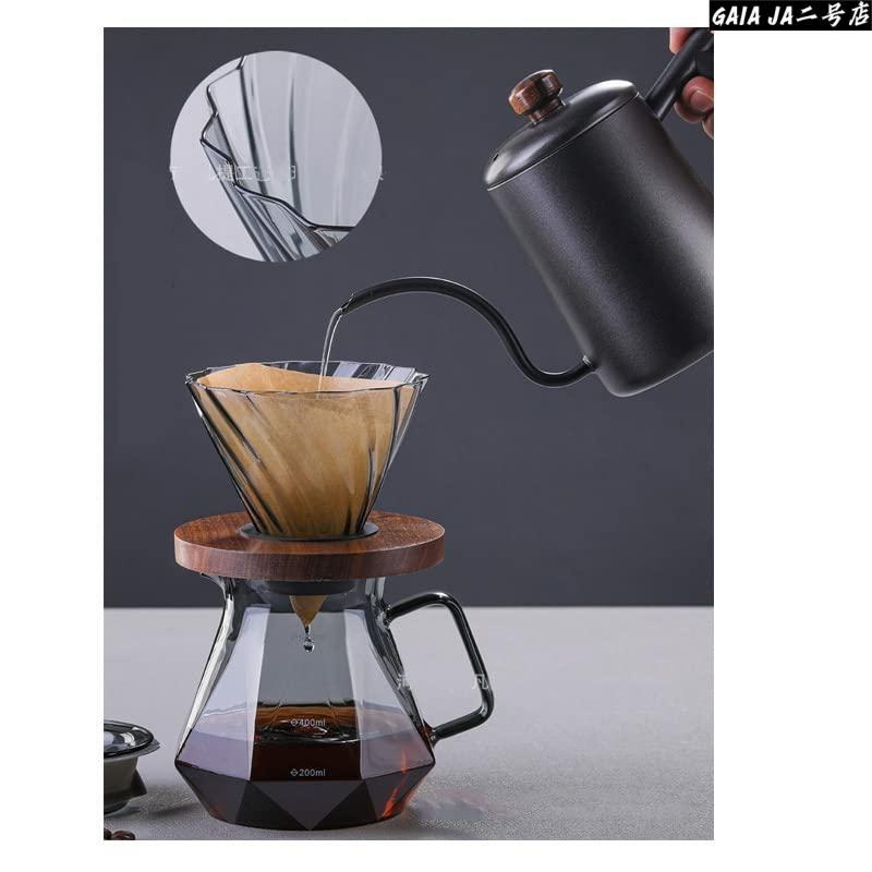 コーヒーハンドドリップ４点セット コーヒードリッパー ドリッパー コーヒーサーバーセット ハンド
