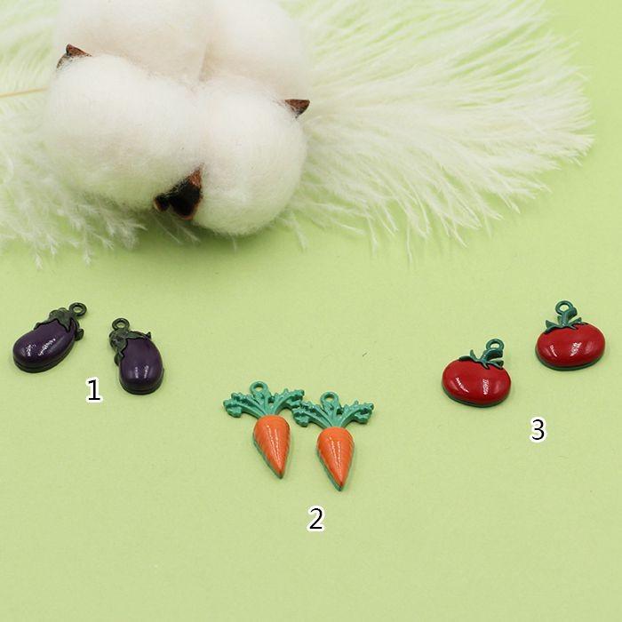 チャーム 可愛い野菜チャーム なす トマト にんじん 4ヶ A 154 楽工房 通販 Yahoo ショッピング