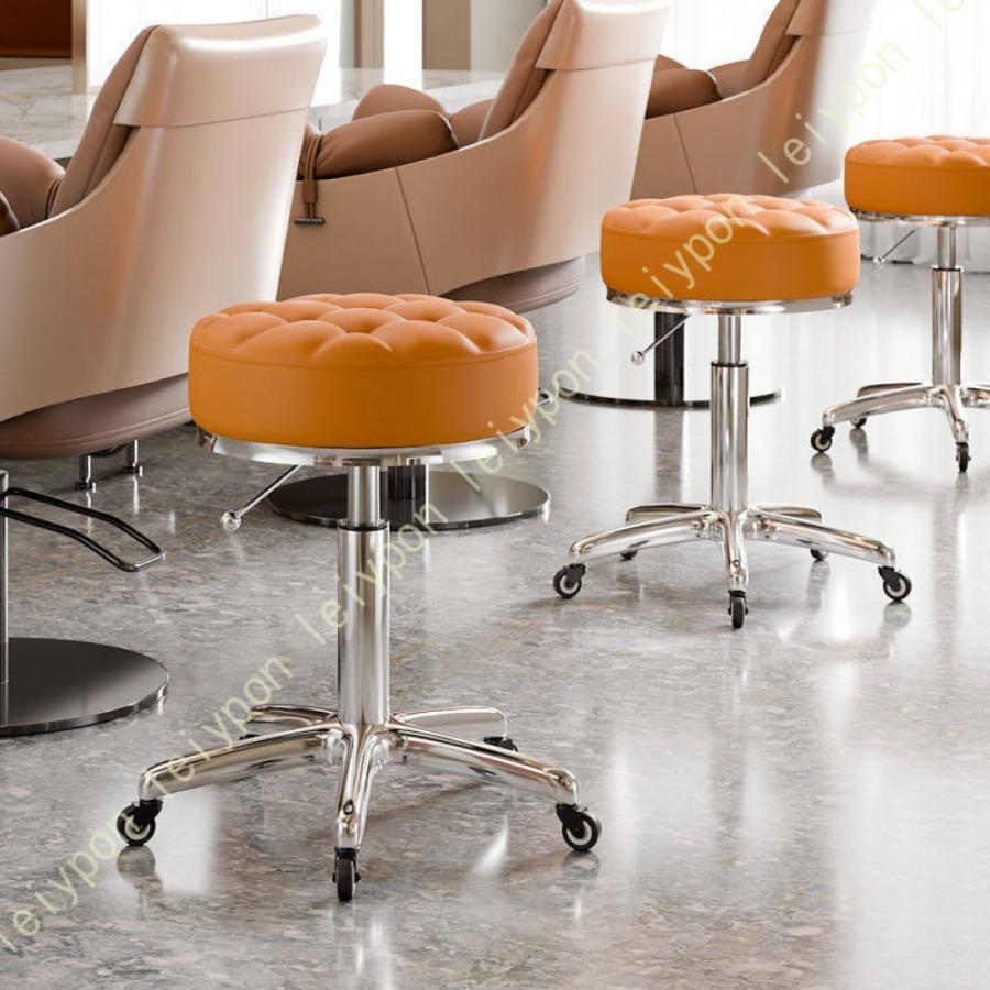 キッチンチェア キャスター付き カウンターチェア スツール 丸椅子