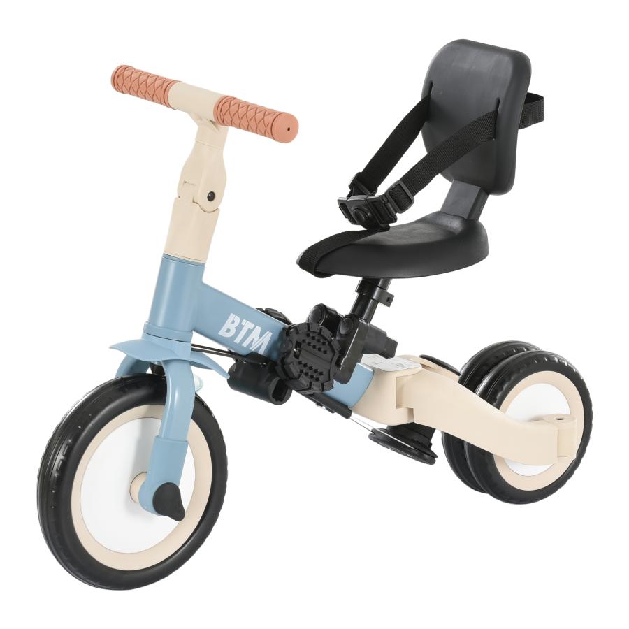 子供用三輪車 4in1新色 三輪車のりもの 押し棒付き 自転車 おもちゃ