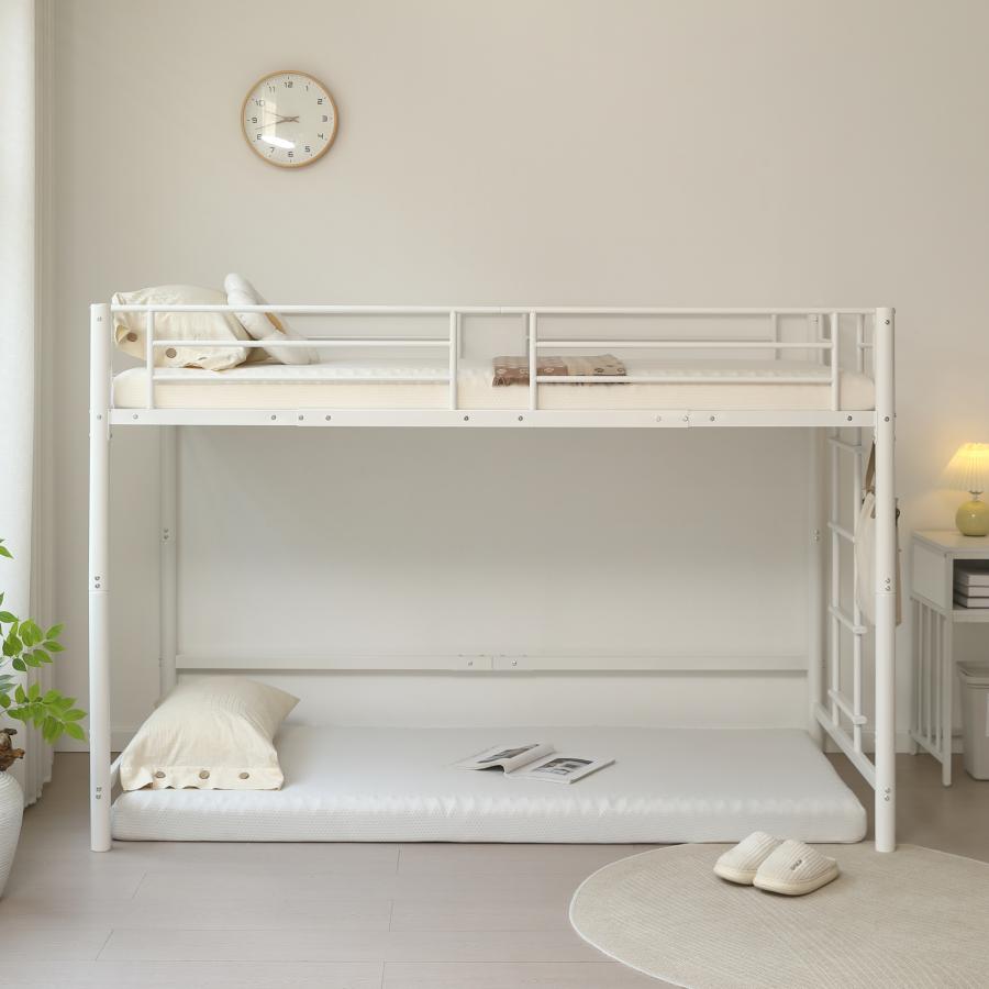 【H140cm】ロフトベッド パイプベッド シングル 耐荷重150kg システム 高さ140cm】ロフトベッド パイプベッド シングル 耐荷重150kg システム