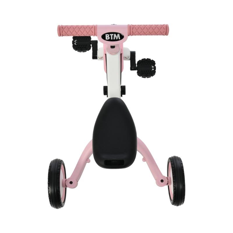 三輪車 足けりバイク 一台4役 ベビーカー かじとり 手押し棒付 子供用