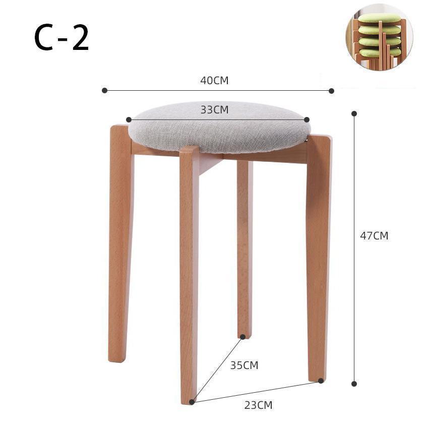 北欧 4脚 単品 スツール おしゃれ 木製 スタッキングチェア 椅子