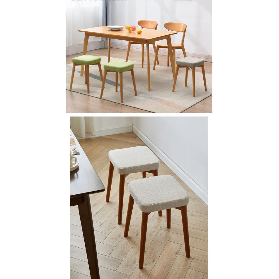 北欧 4脚 単品 スツール おしゃれ 木製 スタッキングチェア 椅子