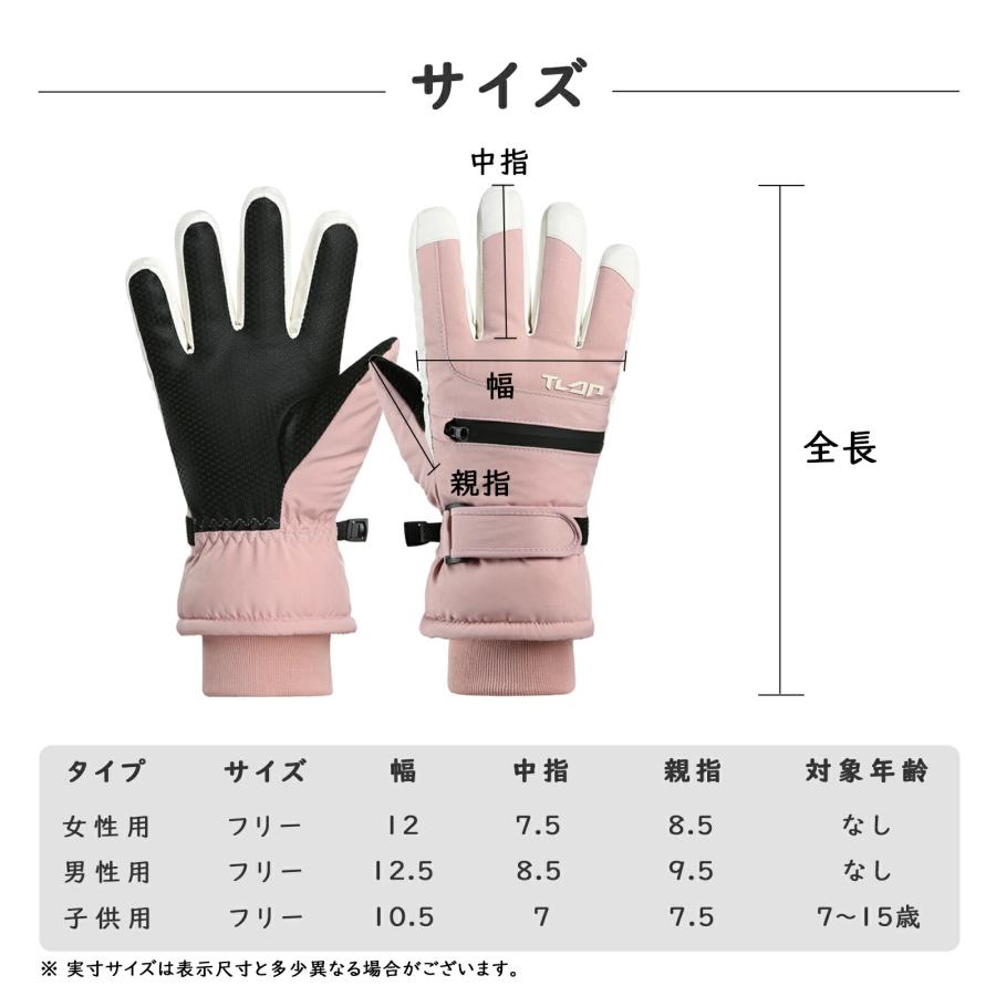 厚手 完全防水 防寒 防風 5本指 ミトン 滑り止め 撥水 保温 超保温