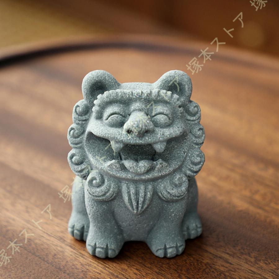 手作り　シーサー　置物 かわいい シーサー 置物 玄関 土産 ペア 招財風水開運 新築祝い 開店