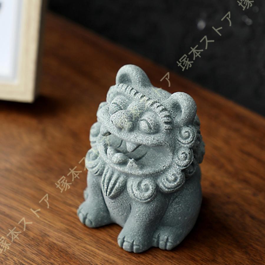 かわいい シーサー 置物 玄関 土産 ペア 招財風水開運 新築祝い 開店